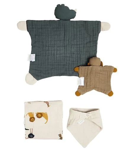 商品Liewood|Baby Nada cotton comforter, bib, and swaddle set,价格¥414,第2张图片详细描述