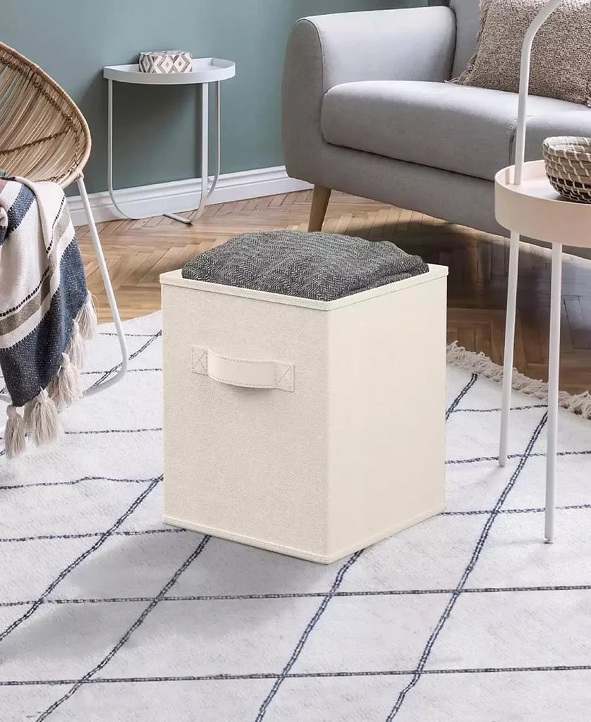 商品Ornavo Home|Foldable Storage Cube Bin with Dual Handles- Set of 6,价格¥260,第2张图片详细描述