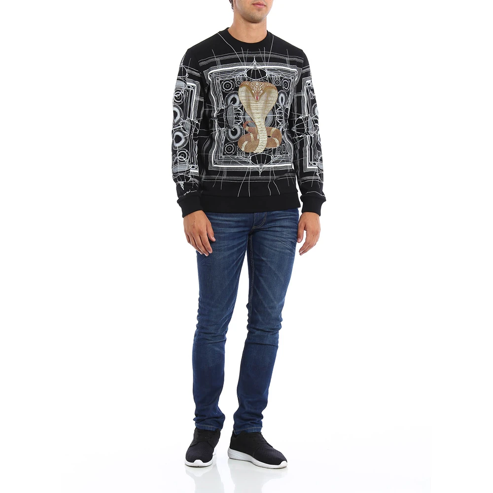 GIVENCHY 男士黑色印花卫衣 16W7341653-001 商品
