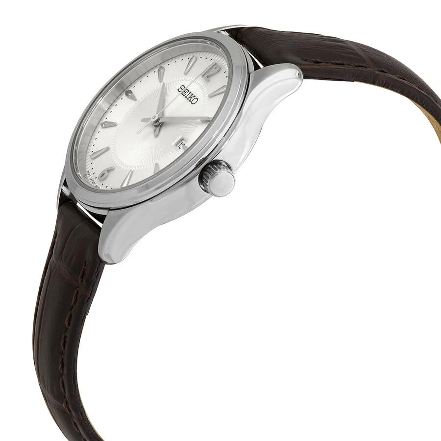 商品Seiko|Essentials Noble Quartz Silver Dial Ladies Watch SUR427,价格¥730,第2张图片详细描述