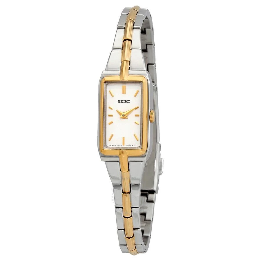 商品Seiko|Quartz Silver Dial Two-tone Ladies Watch SWR044,价格¥1104,第1张图片