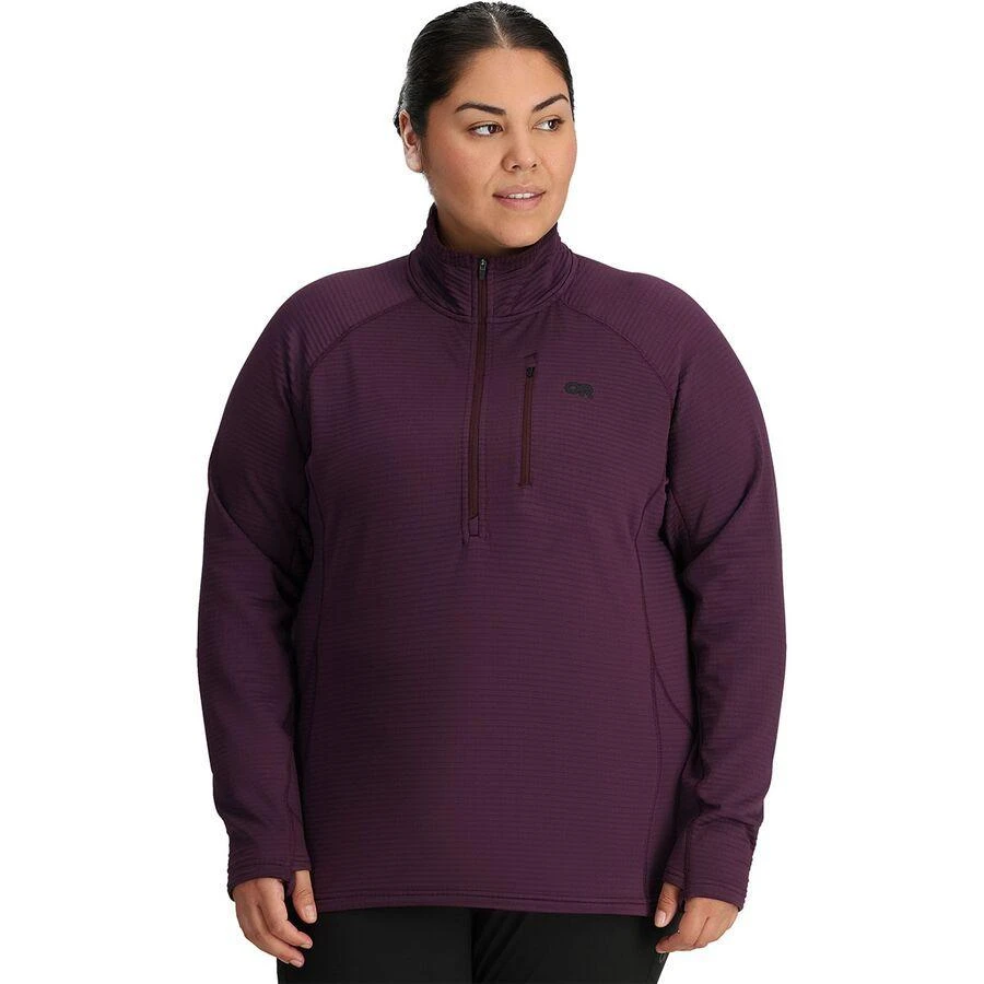 商品Outdoor Research|Vigor 1/2-Zip Pullover - Plus - Women's,价格¥815,第1张图片
