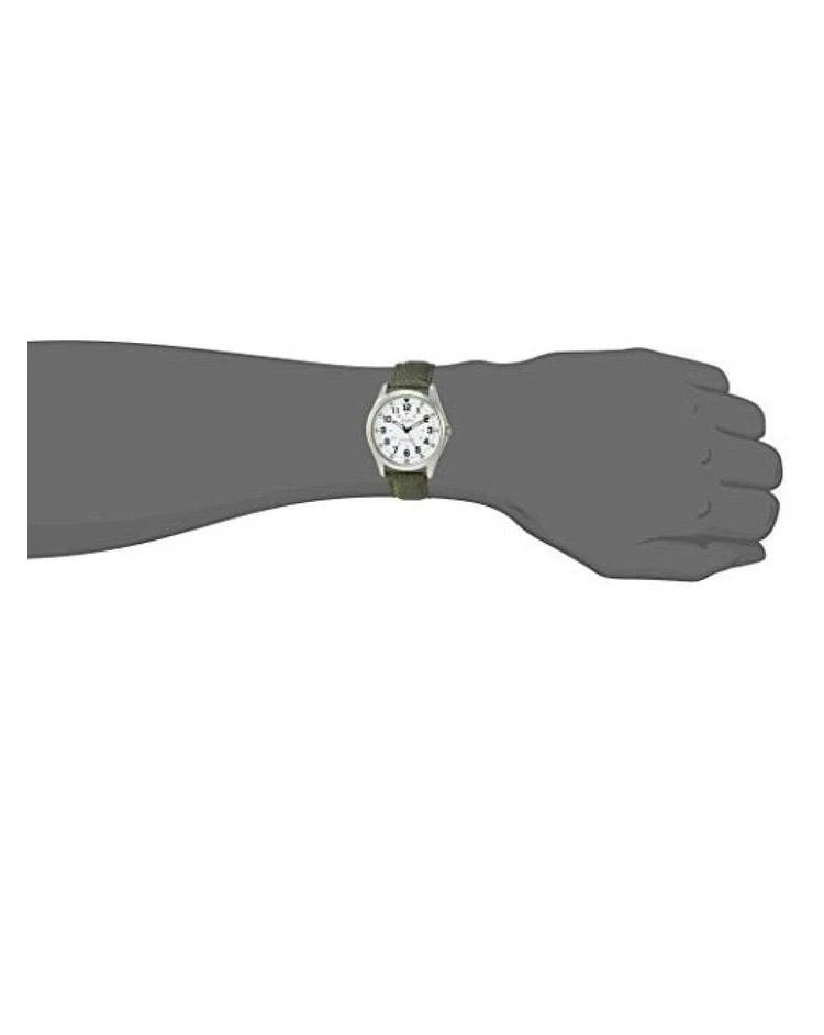 商品Citizen|日本直邮CITIZEN Q&Q西铁城手表防水皮带QB38-304男士绿色,价格¥327,第4张图片详细描述
