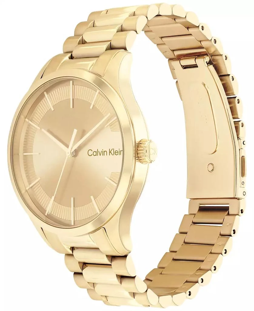 商品Calvin Klein|Gold-Tone Bracelet Watch 40mm,价格¥848,第2张图片详细描述