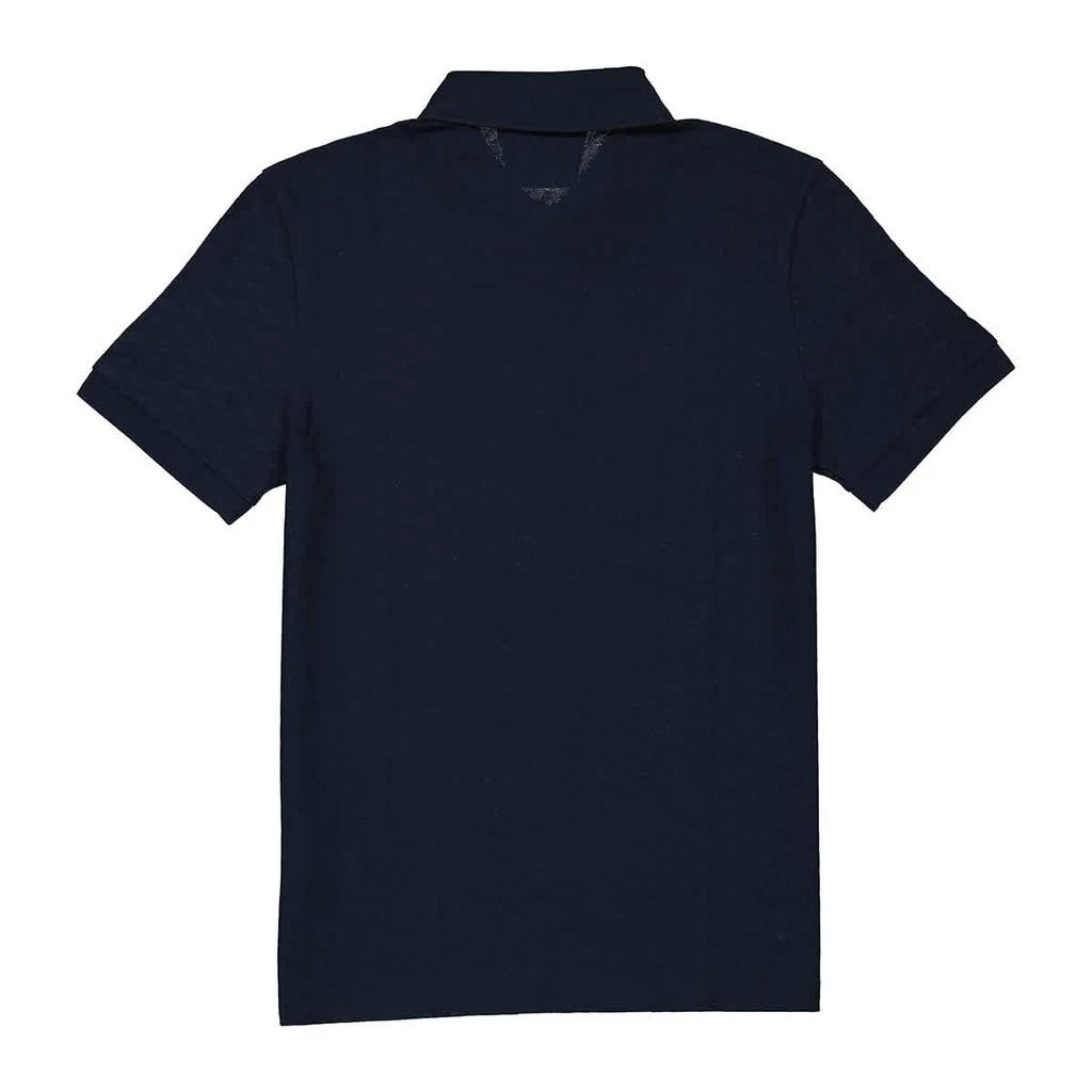 商品Hugo Boss|Men's Dark Blue Mercerized Cotton Slim-Fit Polo Shirt,价格¥761,第2张图片详细描述