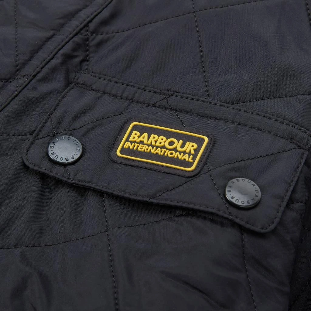 商品Barbour|Barbour International Boys' Ariel Polar Quilt Jacket - Black,价格¥502,第3张图片详细描述