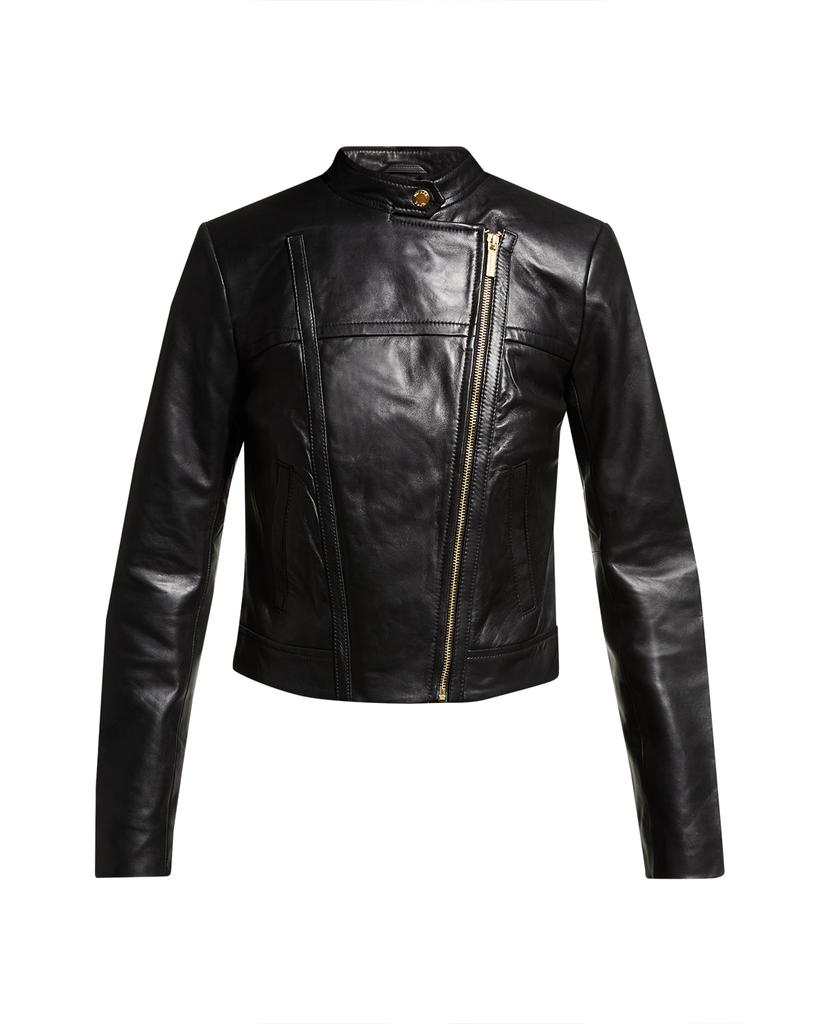 Leather Moto Jacket商品第2张图片规格展示