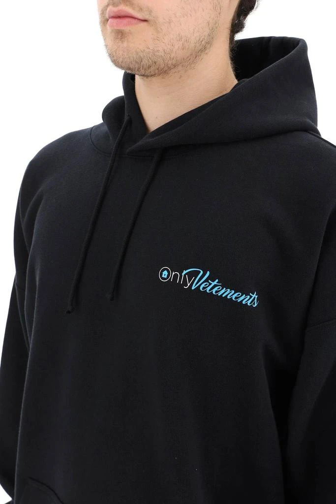 商品Vetements|'ONLY VETEMENTS' HOODIE,价格¥4278,第5张图片详细描述