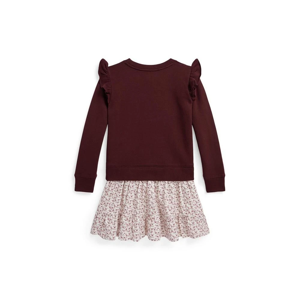 Big Girls Floral Fleece Sweatshirt Dress 商品