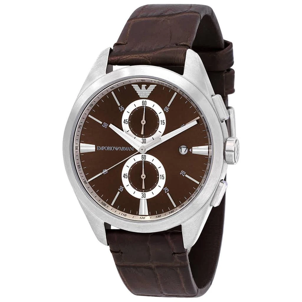 商品Emporio Armani|Chronograph Quartz Brown Dial Men's Watch AR11482,价格¥750,第1张图片