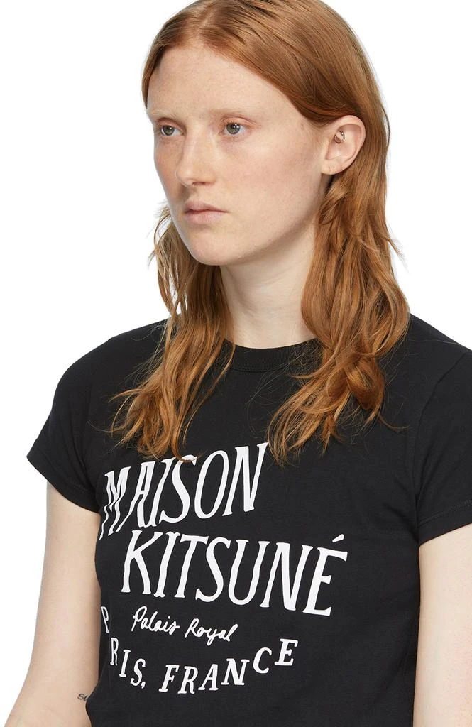 商品Maison Kitsune|Black 'Palais Royal' T-Shirt,价格¥590,第4张图片详细描述