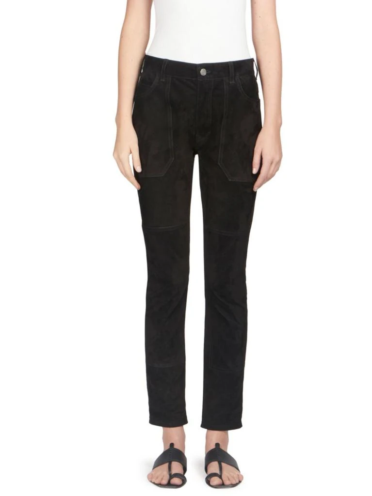 商品Yves Saint Laurent|Suede Worker Jeans,价格¥8929,第1张图片