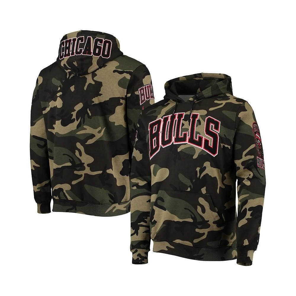 商品Pro Standard|Men's Camo Chicago Bulls Team Pullover Hoodie,价格¥613,第1张图片