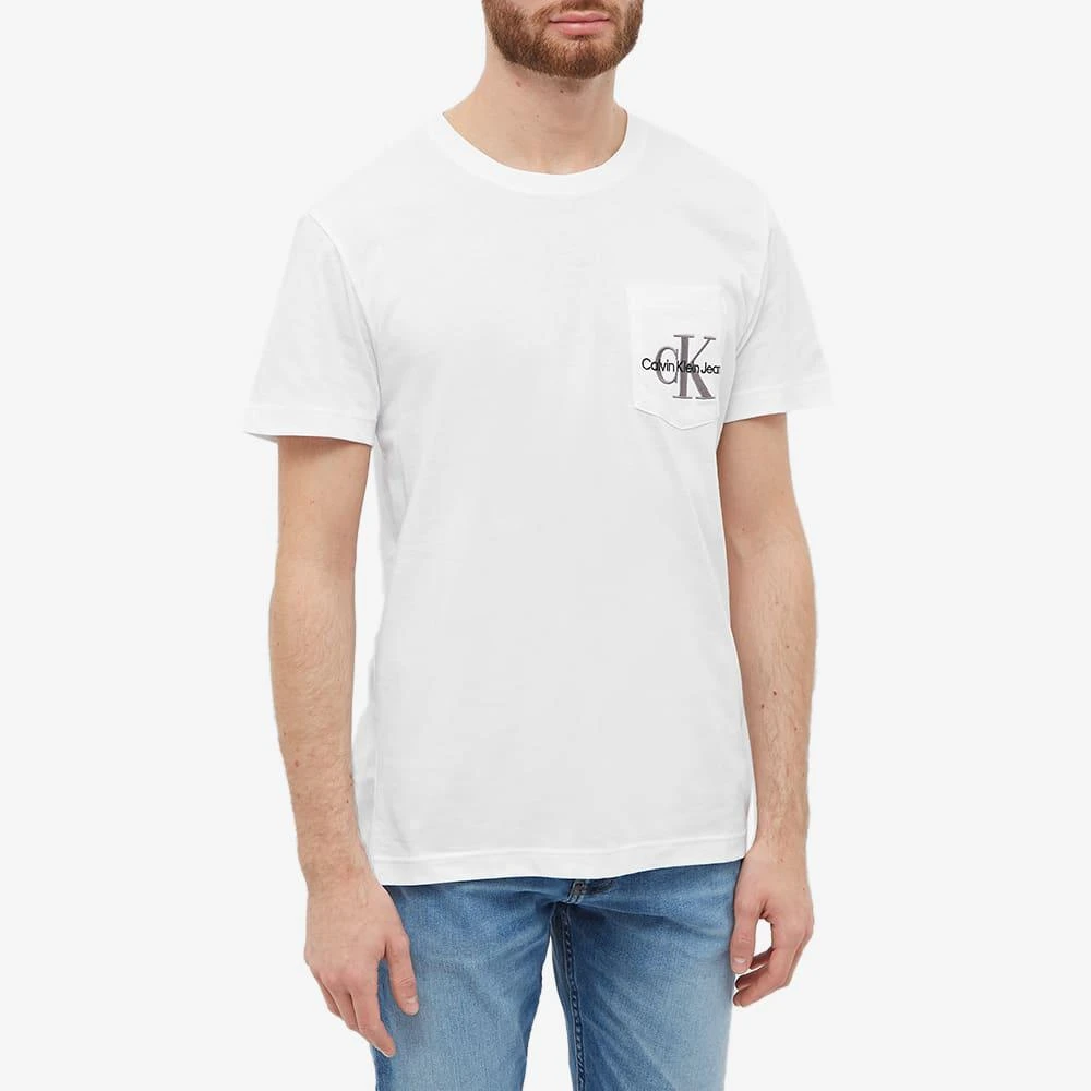 商品Calvin Klein|Calvin Klein Monogram Logo Pocket T-Shirt,价格¥203,第2张图片详细描述