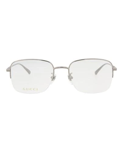 商品Gucci|Square-Frame Metal Optical Frames,价格¥902,第5张图片详细描述