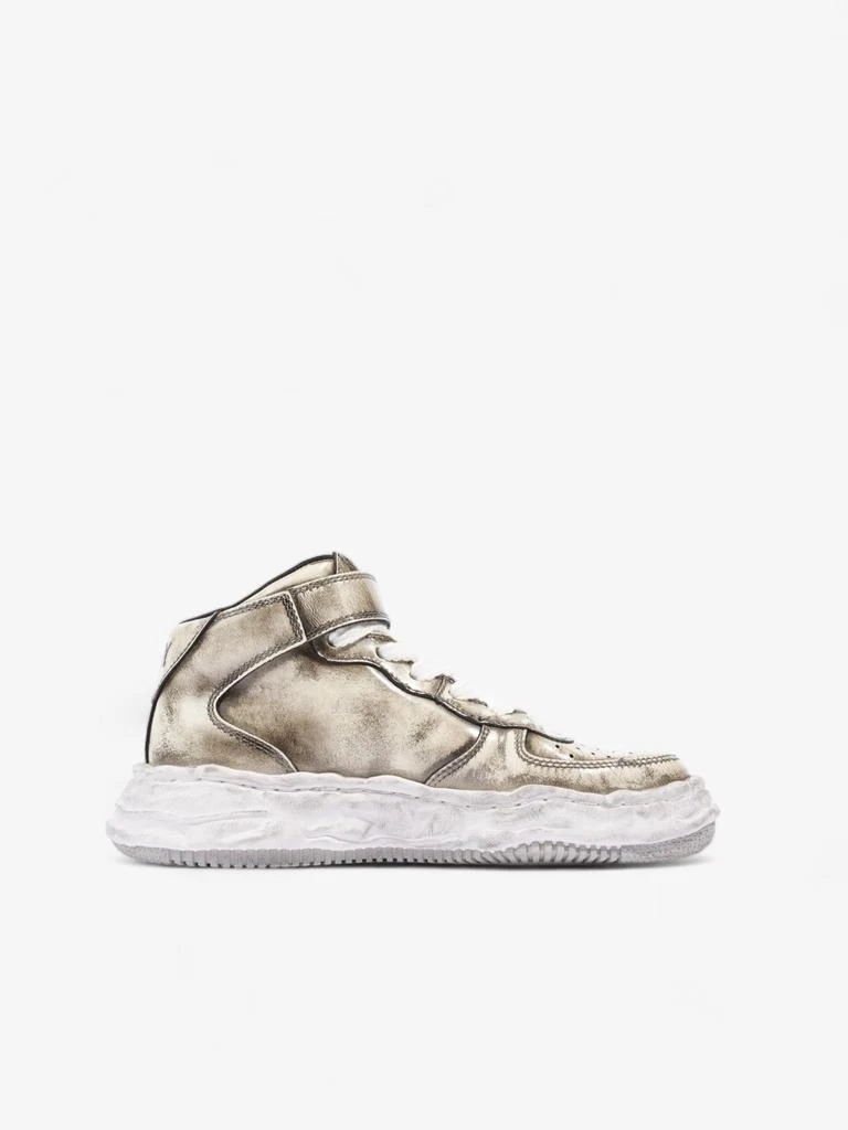 商品[二手商品] Maison MIHARA YASUHIRO|Maison Mihara Yasuhiro Wayne High Top Sneakers Cream /  / Leather,价格¥3359,第4张图片详细描述