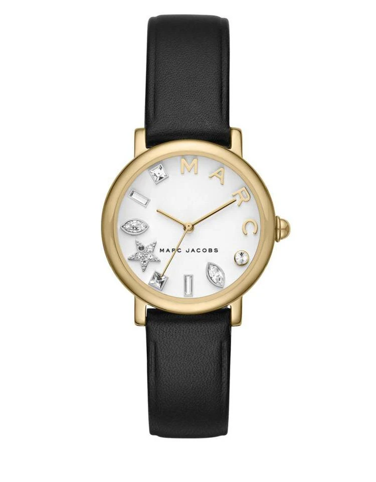 商品Marc Jacobs|Classic Crystal and Leather-Strap Watch,价格¥1127,第2张图片详细描述