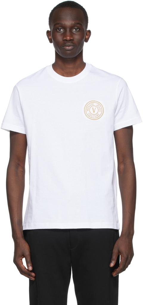 White V-Emblem T-Shirt商品第1张图片规格展示