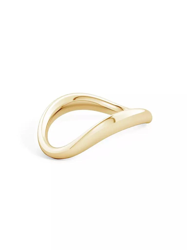 商品Natori|Shangri-La: Brushstroke 14K Gold Stacking Ring,价格¥5960,第1张图片