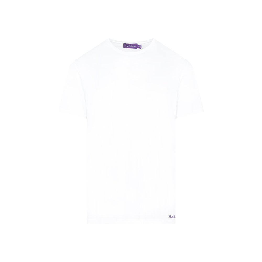 Ralph Lauren Purple Label Logo Embroidered Crewneck T-Shirt商品第1张图片规格展示