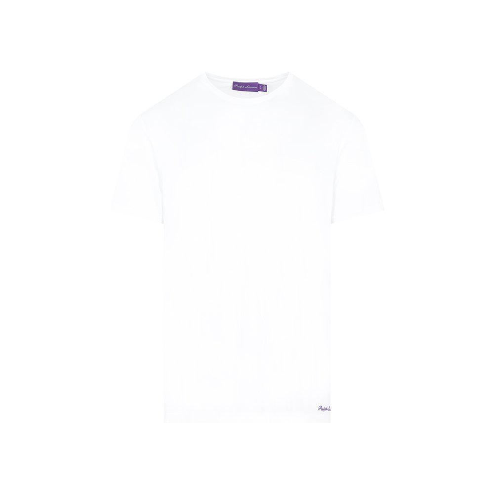 商品Ralph Lauren|Ralph Lauren Purple Label Logo Embroidered Crewneck T-Shirt,价格¥1156,第1张图片