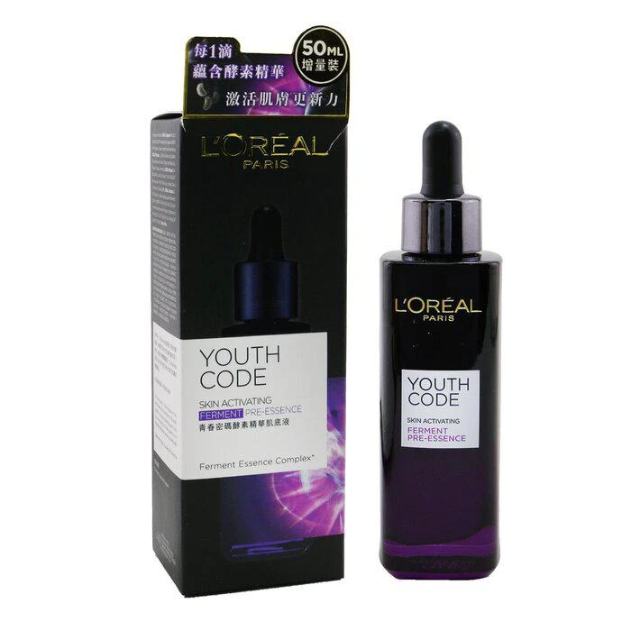 商品L'Oreal Paris|L'Oreal 青春密码酵素精华肌底液 黑精华 50ml/1.7oz,价格¥376,第2张图片详细描述