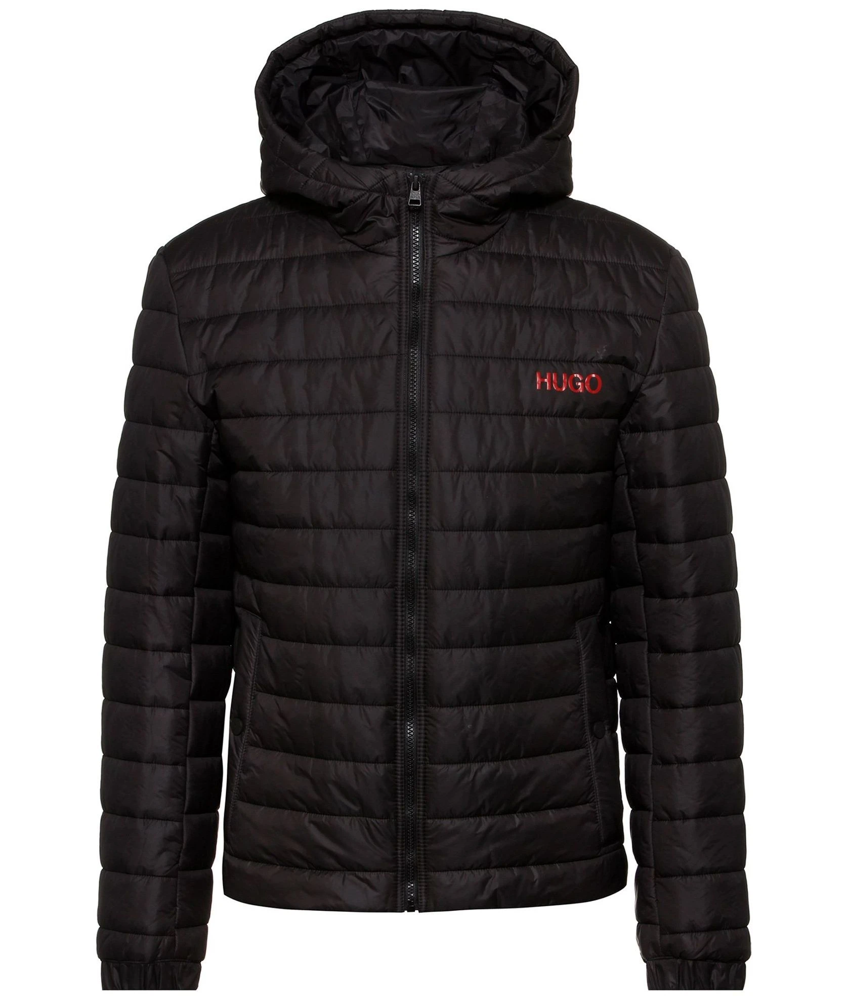 商品[国内直发] Hugo Boss|HUGO BOSS 黑色男士羽绒服 50474699-001,价格¥1547,第1张图片