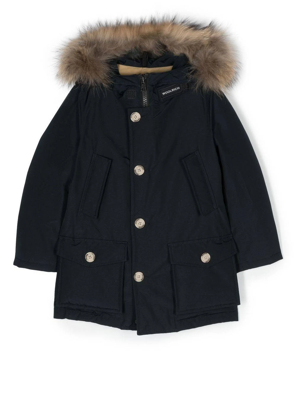 商品Woolrich|Woolrich 男童大衣 CFWKOU0187MRUT0641MLB-0 蓝色,价格¥4607,第1张图片