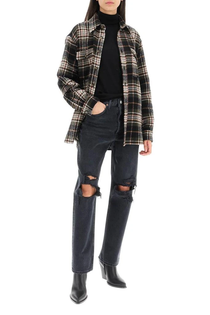 商品Isabel Marant|'EBBAZ' CHECKERED FLANNEL OVERSHIRT,价格¥1191,第2张图片详细描述