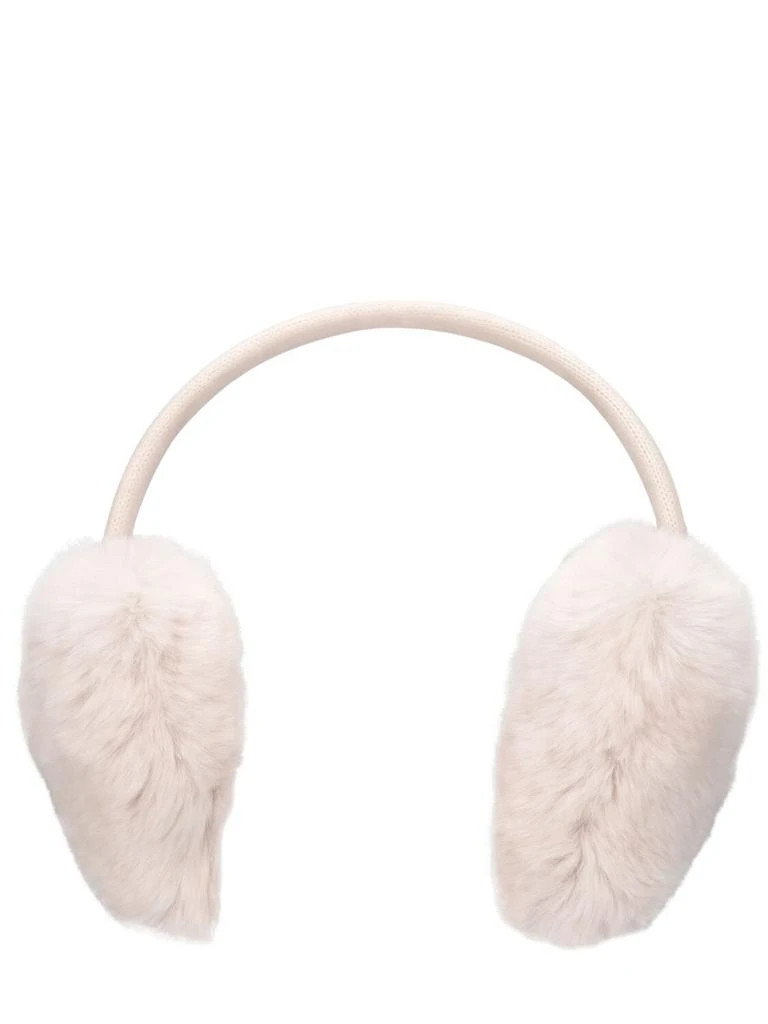 商品Yves Salomon|Wool & Cashmere Earmuffs W/ Fur,价格¥709,第1张图片