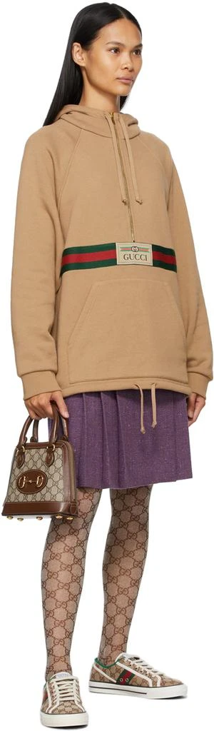 Beige & Brown Small GG 'Gucci 1955' Horsebit Bag 商品