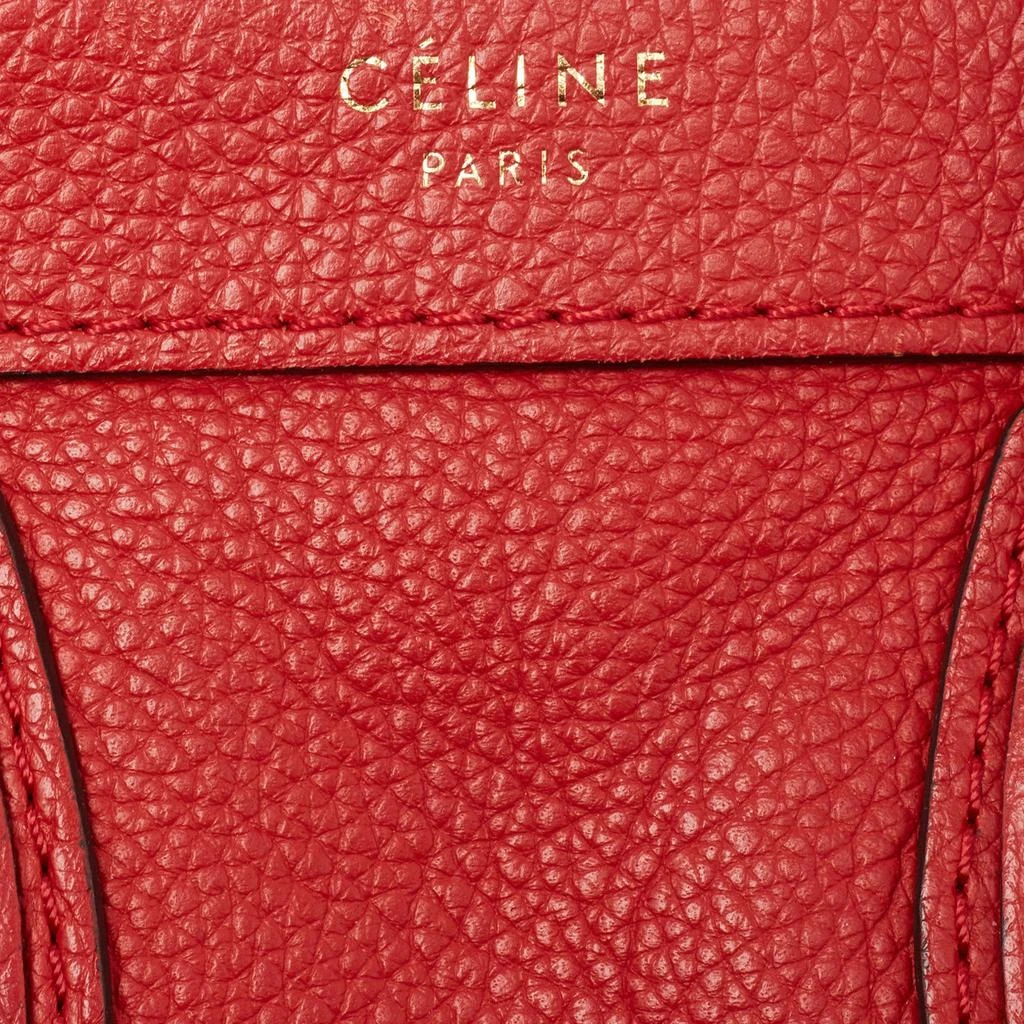 Celine Red Leather Nano Luggage Tote 商品
