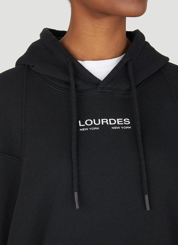 Logo Hooded Sweatshirt in Black 商品