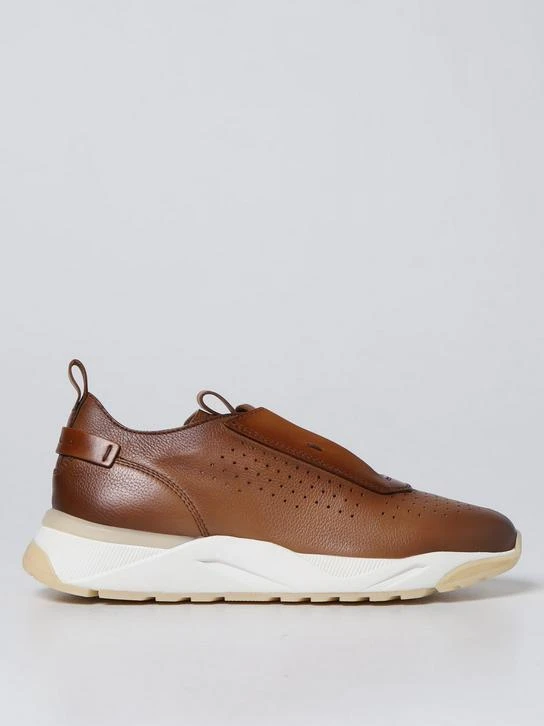 商品Santoni|Santoni Sneakers Brown,价格¥2671,第1张图片