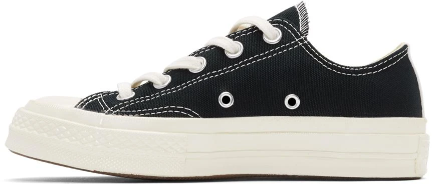 商品Comme des Garcons|Black Converse Edition Half Heart Chuck 70 Low Sneakers,价格¥1198,第3张图片详细描述