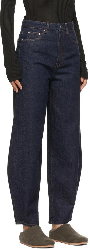 商品Totême|Indigo Organic Cotton Barrel Leg Jeans,价格¥1650,第2张图片详细描述