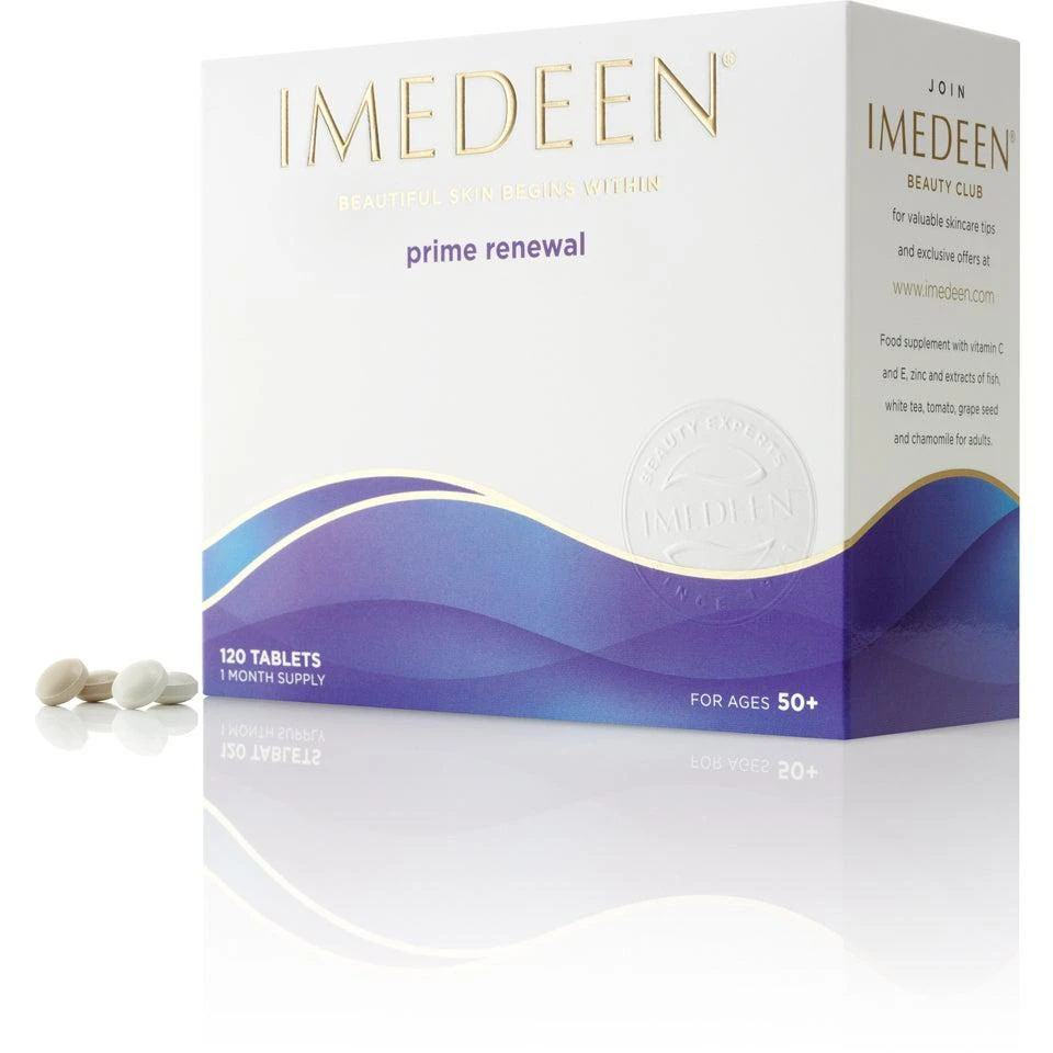 商品Imedeen|Imedeen Prime Renewal Beauty & Skin Supplement, contains Vitamin C and Zinc, 120 Tablets, Age 50+,价格¥611,第2张图片详细描述