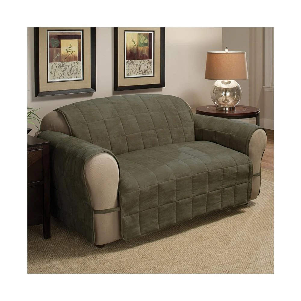 商品P/Kaufmann Home|Faux Suede Ultimate Loveseat Protector,价格¥567,第2张图片详细描述