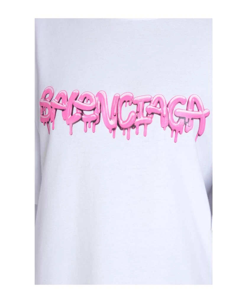 商品Balenciaga|Sweatshirt In White Cotton,价格¥3723,第5张图片详细描述