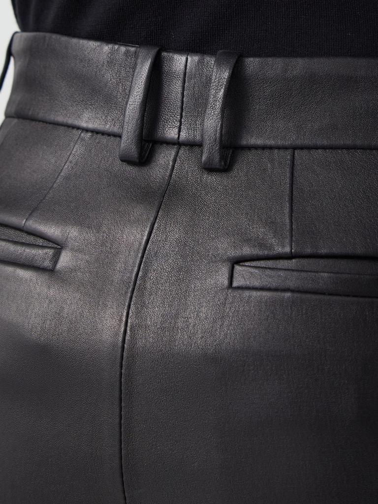 Coleman leather straight-leg trousers商品第3张图片规格展示
