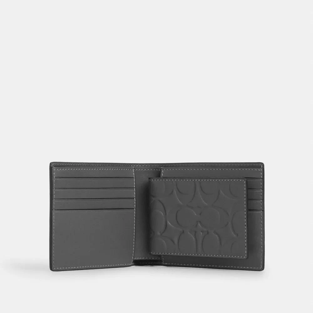 商品Coach|3 In 1 Wallet In Signature Leather,价格¥648,第2张图片详细描述