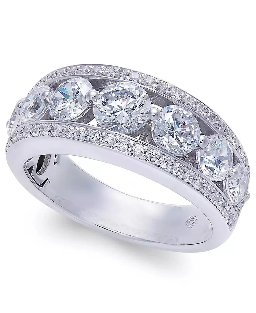 商品Macy's|Certified Diamond Band Ring in 14k White Gold (2 ct. t.w.),价格¥34962,第5张图片详细描述