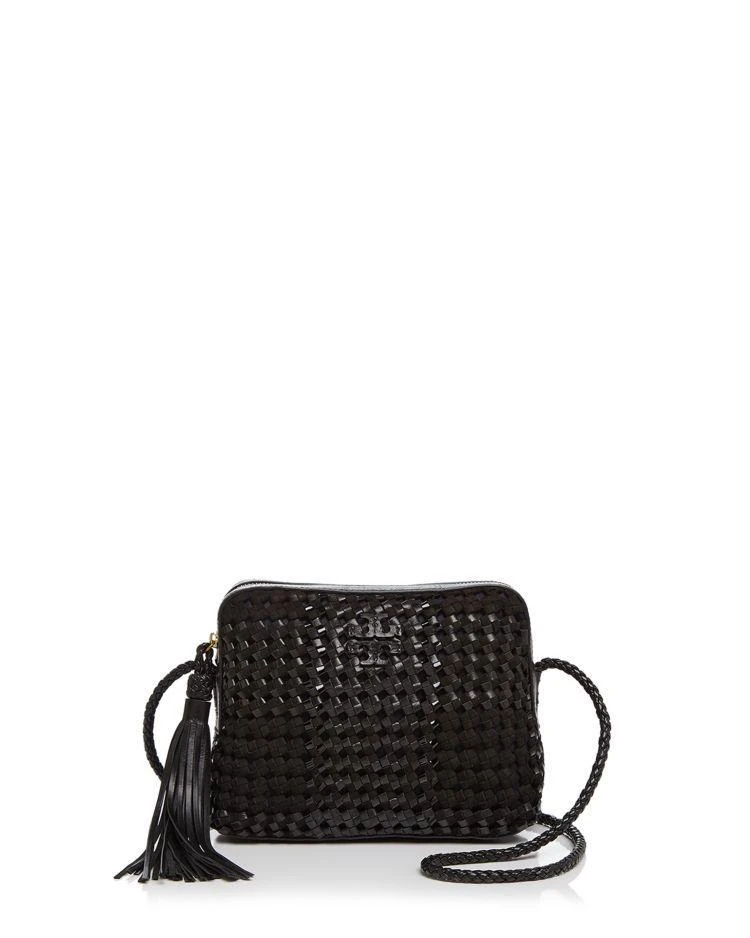 商品Tory Burch|Taylor Woven Leather Camera Bag,价格¥3425,第1张图片