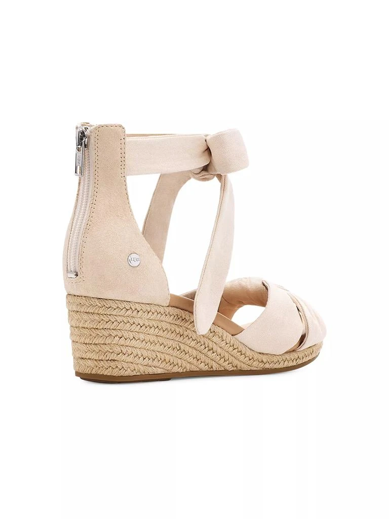 商品UGG|Yarrow Suede Espadrille Wedge Sandals,价格¥375,第3张图片详细描述