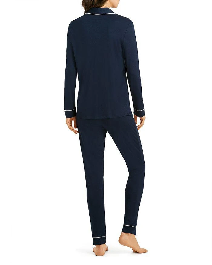 商品Hanro|Natural Comfort Long Sleeve Pajama Set,价格¥1967,第2张图片详细描述