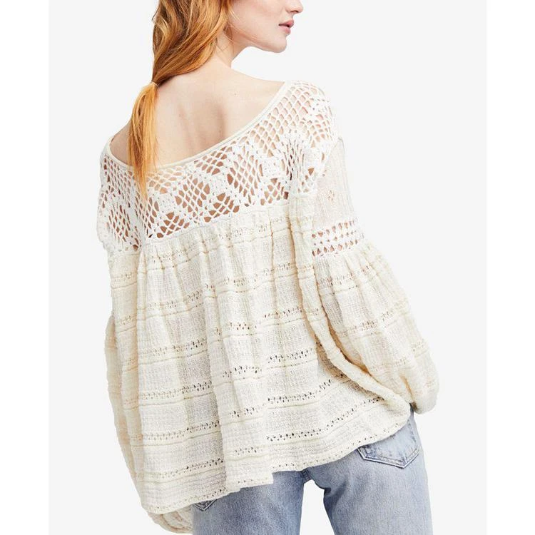 商品Free People|Someday Crochet Statement-Sleeve Sweater,价格¥443,第2张图片详细描述