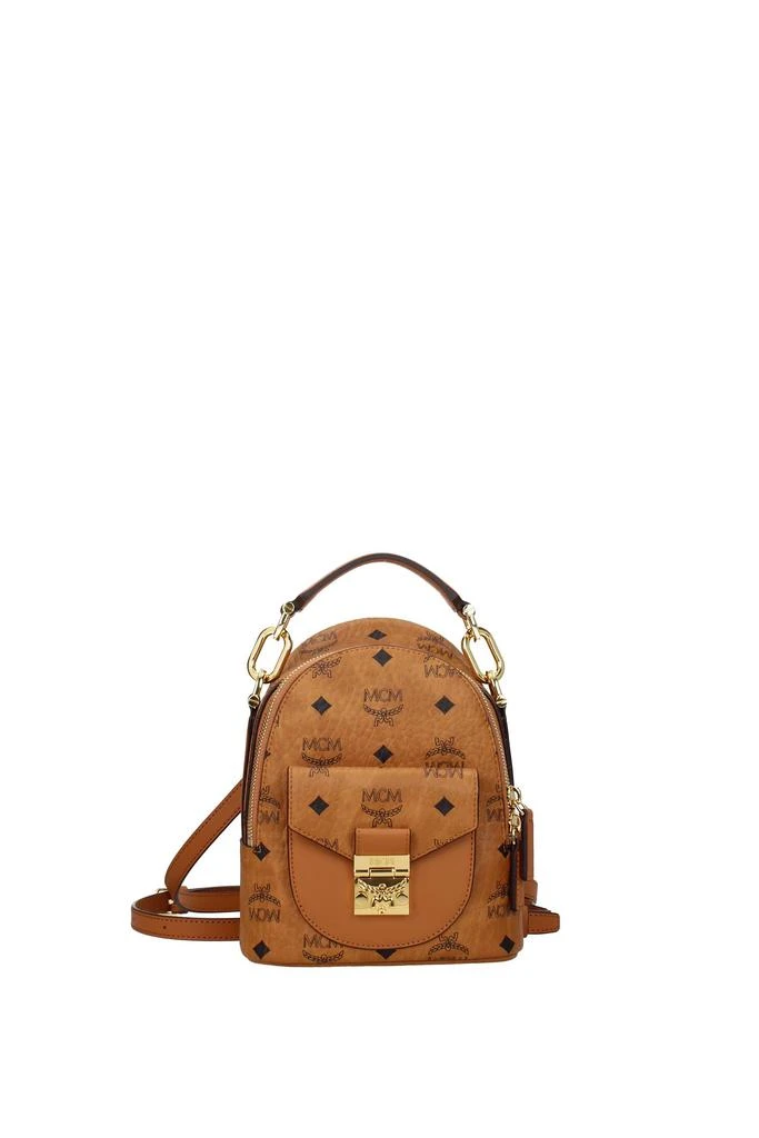 商品MCM|Backpacks and bumbags tracy Leather Brown Cognac,价格¥5985,第1张图片