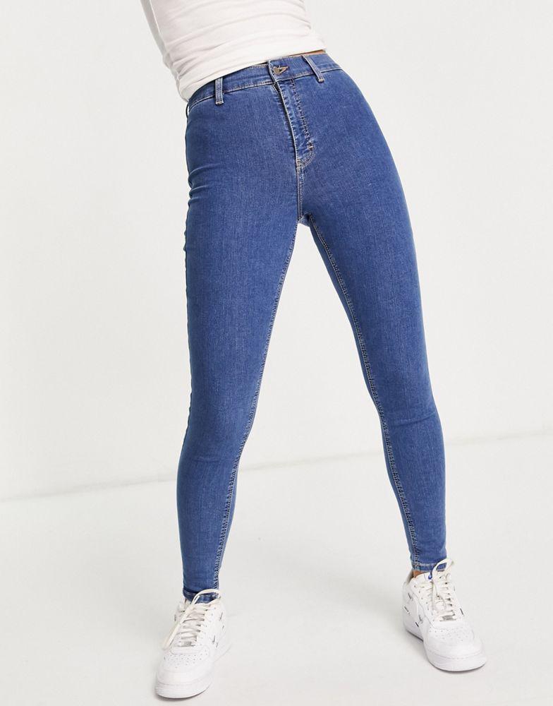 Topshop Joni jean in mid blue商品第3张图片规格展示