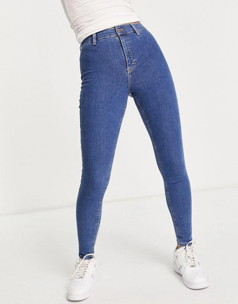 商品Topshop|Topshop Joni jean in mid blue ,价格¥175,第3张图片详细描述