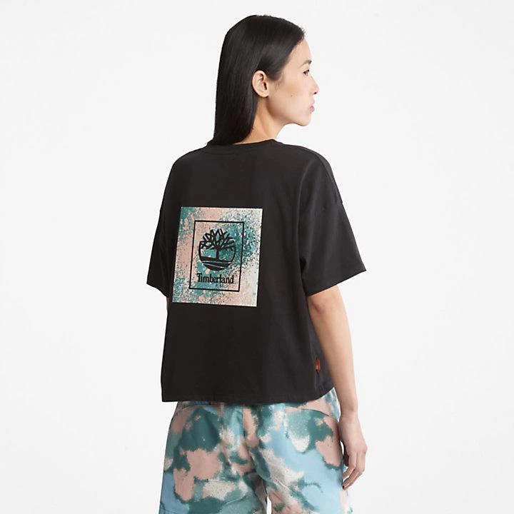 商品Timberland|Back Graphic Logo T-Shirt for Women in Black,价格¥140,第2张图片详细描述